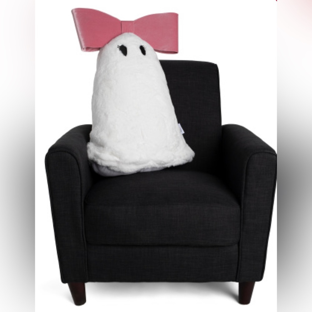 Martha Stewart Pink and White Plush Pillow